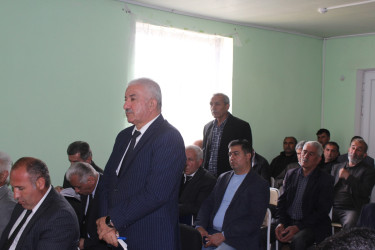 Göygöl Rayon İcra Hakimiyyətinin başçısı Elvin Paşayev Əlimədədli kəndində səyyar qəbul keçirib