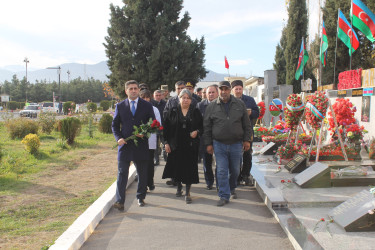 Vətən müharibəsi şəhidi Allahverdiyev Elşad Zaməddin oğlunun ikinci ildönümündə məzarı və ailəsi ziyarət olunub