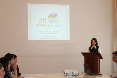 Göygöl rayonunda “Konstitusiya və Suverenlik İli” çərçivəsində 28 May Müstəqillik Günü münasibətilə tədbir keçirilib