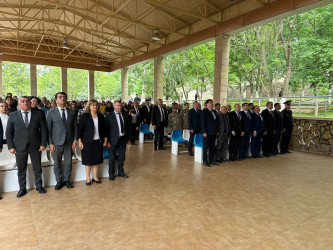 Göygöl rayonunda Ulu Öndər Heydər Əliyevin 101 illiyi ilə bağlı “Heydər Əliyev Müstəqil Azərbaycanın memarıdır” mövzusunda konfrans keçirilib