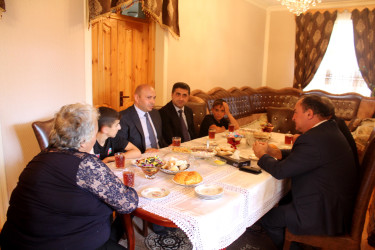 Vətən Müharibəsi şəhidi Elnur Cəbrayılovun xatirəsinə inşa olunan ehsan bulağının açılış mərasimi keçirilib