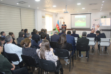 Göygöl rayonunda yerləşən Respublika Süni Mayalanma Mərkəzində yeni layihənin təqdimatı keçirilib