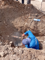 Göyçəkənd kəndində yararsız su borularının yenilənməsi