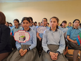 “Konstitusiya və Suverenlik İli” çərçivəsində növbəti tədbir Göygöl rayonu Yeni Qızılca kənd tam orta məktəbində baş tutdu