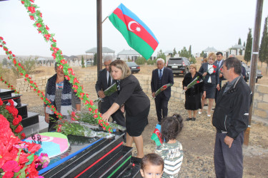 Bu gün 44 günlük Vətən müharibəsi şəhidi Sabir Yusubovun xatirəsinə inşa olunan ehsan bulağının açılış mərasimi keçirilib