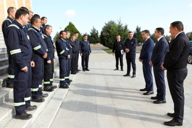 “Azəriqaz” İstehsalat Birliyinin Baş direktoru Ruslan Əliyev Göygöl rayonunda vətəndaşları qəbul edib