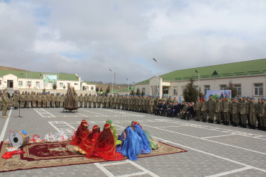 Göygöl rayon ərazisində yerləşən N saylı hərbi hissədə Bayram tədbiri təşkil olunub