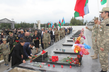 Şəhid Həsənov Amin İlqar oğlunun anım günü Göygöl rayonunda qeyd edilib