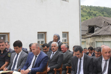 Göygöl Rayon İcra Hakimiyyətinin başçısı Elvin Paşayev Sarısu kəndində səyyar qəbul keçirib