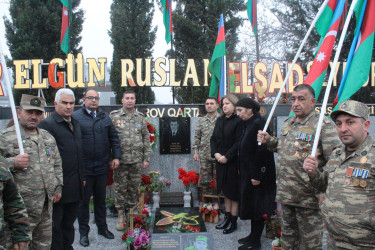 Vətən müharibəsi şəhidləri Əmiraslanov Elgün Sərvan oğlunun və  İsmayılov Ruslan Eyvaz oğlunun ikinci ildönümləri məzarları başında qeyd edilib