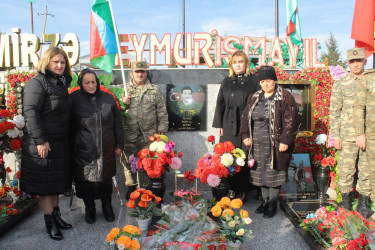 Vətən müharibəsi şəhidləri Əliyev Teymur İman oğlunun və Məhəmmədli İsmayıl Mahir oğlunun ikinci ildönümü məzarları başında qeyd edilib və ailələri ziyarət olunub