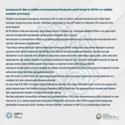 COP29 iqlim diplomatiyasında dönüş nöqtəsidir!