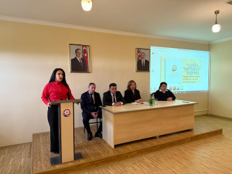 Göygöl rayonunda “Konstitusiya və suverenlik ili” çərçivəsində növbəti görüş Quşqara kənd tam orta məktəb kollektivi ilə keçirilib