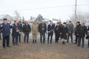 Vətən müharibəsi şəhidi Həsənli Elçin Qəşəm oğlunun ikinci ildönümündə məzarı və ailəsi ziyarət olunub