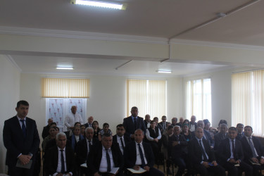 Göygöl Rayon İcra Hakimiyyətinin başçısı Elvin Paşayev Şəhriyar kəndində səyyar qəbul keçirib