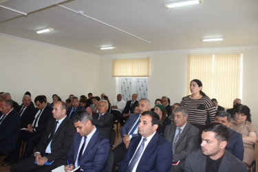 Göygöl Rayon İcra Hakimiyyətinin başçısı Elvin Paşayev Şəhriyar kəndində səyyar qəbul keçirib