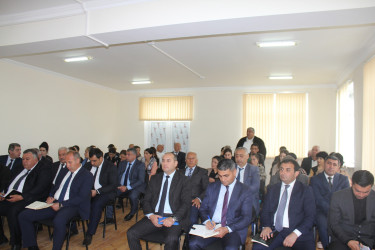 Göygöl Rayon İcra Hakimiyyətinin başçısı Elvin Paşayev Şəhriyar kəndində səyyar qəbul keçirib