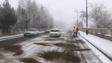 Göygöl rayonunda avtomobillərin maneəsiz gediş-gəlişi təmin edilib