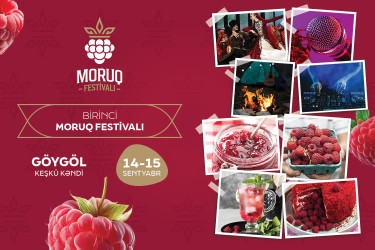 Mövsümün ən şirin və son festivalı yaxınlaşır! 🎊 Sizi Birinci Moruq festivalını unudulmaz etmək üçün aramızda görməkdən böyük məmnuniyyət hissi duyacağıq! Gəlin birlikdə moruğun dadını və Göygölün gözəlliklərini kəşf edək!