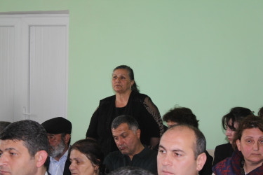 Göygöl Rayon İcra Hakimiyyətinin başçısı Elvin Paşayev Əlimədədli kəndində səyyar qəbul keçirib
