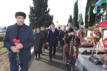 Vətən müharibəsi şəhidləri Əliyev Teymur İman oğlunun və Məhəmmədli İsmayıl Mahir oğlunun ikinci ildönümü məzarları başında qeyd edilib və ailələri ziyarət olunub