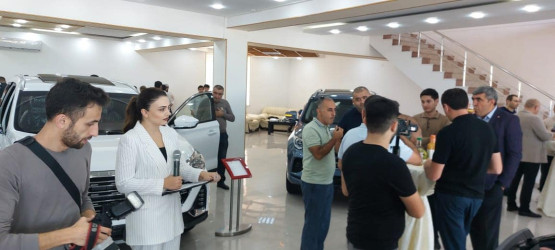 Göygöl rayonda yeni avtomobil satışı salonu istifadəyə verilib