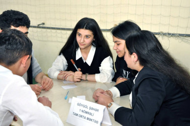 Göygöl rayonunda Ümummilli Lider Heydər Əliyevin anadan olmasının 102-ci illiyinə həsr olunmuş bilik yarışı keçirilib-09-05-2025