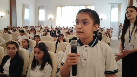 Göygöl rayonunda “Konstitusiya və Suverenlik İli” çərçivəsində “Suveren və yaşıl dünyanın gələcək innovativ  qurucuları” adlı uşaq forumu keçirilib