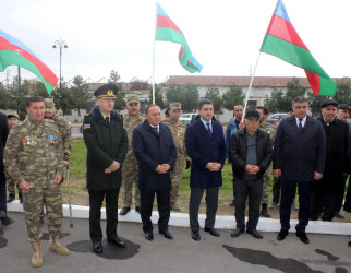 Vətən müharibəsi şəhidi Abbasov Seymur Muşfiq oğlunun ikinci ildönümündə məzarı və ailəsi ziyarət olunub