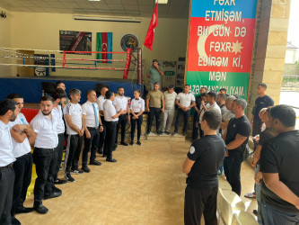 Qarabağ Şəhidlərinin xatirəsinə həsr olunmuş kikboksinq idman növü üzrə açıq rayon birinciliyi keçirilib