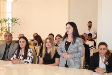 Göygöl rayonunda “Konstitusiya və Suverenlik İli” çərçivəsində 28 May Müstəqillik Günü münasibətilə tədbir keçirilib