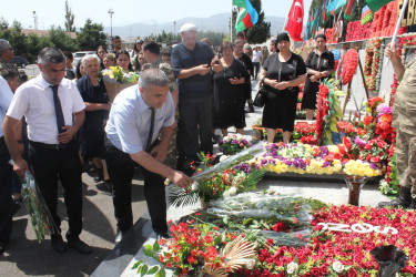 44 günlük Vətən Müharibəsi şəhidi Maqsud Məmmədovun xatirəsinə inşa olunan ehsan bulağının açılış mərasimi keçirilib