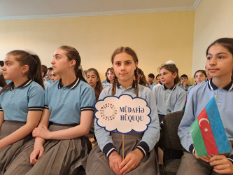 “Konstitusiya və Suverenlik İli” çərçivəsində növbəti tədbir Göygöl rayonu Yeni Qızılca kənd tam orta məktəbində baş tutdu