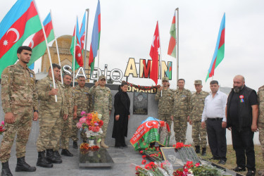 Şəhid Həsənov Amin İlqar oğlunun anım günü Göygöl rayonunda qeyd edilib