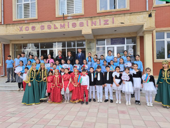 “Konstitusiya və Suverenlik İli” çərçivəsində növbəti tədbir Göygöl rayonu Yeni Qızılca kənd tam orta məktəbində baş tutdu