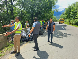 Göygöl rayonunda  növbəti təmizlik aksiyası təşkil olunub