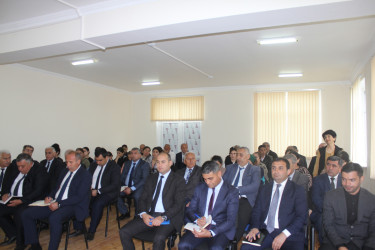 Göygöl Rayon İcra Hakimiyyətinin başçısı Elvin Paşayev Şəhriyar kəndində səyyar qəbul keçirib
