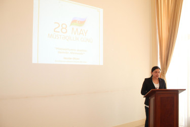 Göygöl rayonunda “Konstitusiya və Suverenlik İli” çərçivəsində 28 May Müstəqillik Günü münasibətilə tədbir keçirilib