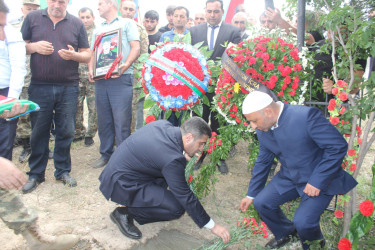 Birinci Qarabağ müharibəsində şəhidlik zirvəsinə ucalan Ucar Zeynalov dəfn edilib