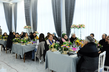 8 Mart – Beynəlxalq Qadınlar Günü münasibətilə şəhid ailələri ilə tədbir keçirilib