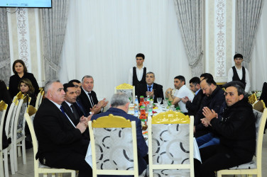 An iftar table has been organized in Goygol