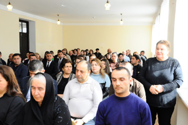 Şəhər sakinləri ilə növbəti səyyar qəbul keçirilib