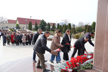Əbədiyaşar Liderin xatirəsinə sonsuz ehtiramın ifadəsi