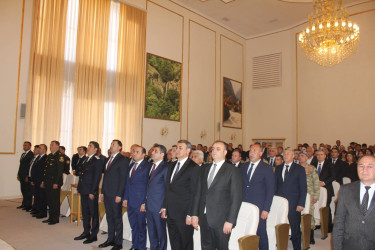 Göygöl rayonunda Ümummilli Lider Heydər Əliyevin 102 illiyinə həsr olunmuş konfrans keçirilib