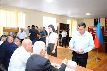 Göygöl Rayon İcra Hakimiyyəti yanında ictimai şuraya seçki keçirilib