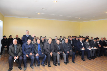 An off-site meeting has been held in Yeni Gyzylja village