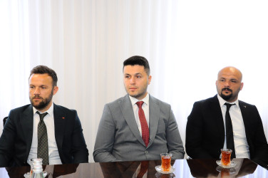 Türkiyə nümayəndə heyəti ilə rəsmi görüş keçirilib