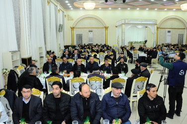 An iftar table has been organized in Goygol