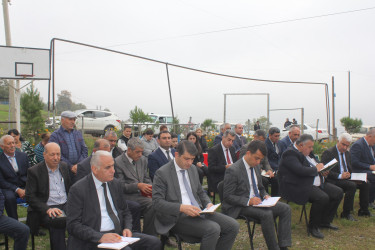 Göygöl Rayon İcra Hakimiyyətinin başçısı Elvin Paşayev Keşkü kəndində səyyar qəbul keçirib