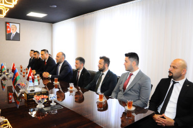 Türkiyə nümayəndə heyəti ilə rəsmi görüş keçirilib